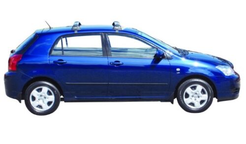 Toyota Corolla 5 Door Hatch 2001 - 2007 Yakima Silver Thru Bars (pr) (K144/S15Y) - Image 4