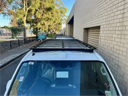 Toyota Hiace LWB June 2019on Wedgetail Commercial-Max Flat Roof Rack 3.0 x 1.6m - Image 3