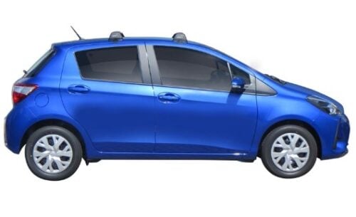 Toyota Yaris 5 Door Hatch 2017 - 2020  Yakima Silver Flush Bar Roof Racks (S23Y/K762) - Image 2