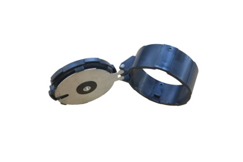 Commercial Max/Oval Steel Accessory 150mm conduit carrier caps and 3 brackets, NO PIPE - Image 2