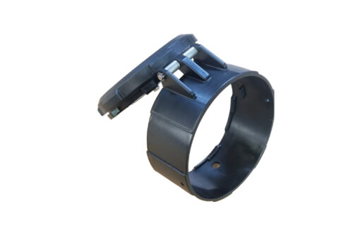 Commercial Max/Oval Steel Accessory 150mm conduit carrier caps and 3 brackets, NO PIPE - Image 4