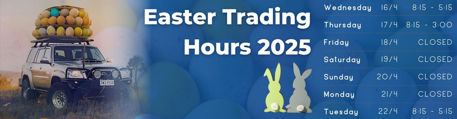 Easter 2025 Trading Hours