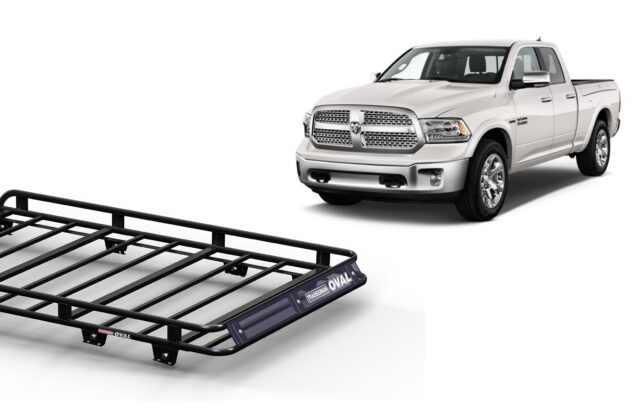Ram 1500/2500 Gen4/5 2009 - Current Quad Cab Oval Steel Roof Rack ...