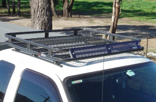 Ford F-Series 250/350/450 GEN 11 2001 - 2008 Space cab Oval Steel Roof Rack - Image 5