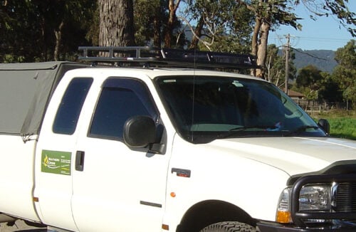 Ford F-Series 250/350/450 GEN 11 2001 - 2008 Space cab Oval Steel Roof Rack - Image 4
