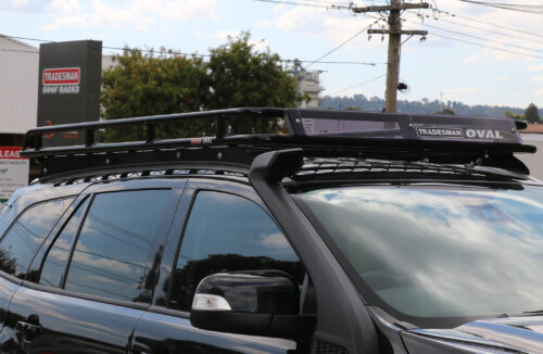 Ford Everest UA 2015 - 2022 Wagon Oval Steel Roof Rack - Image 2