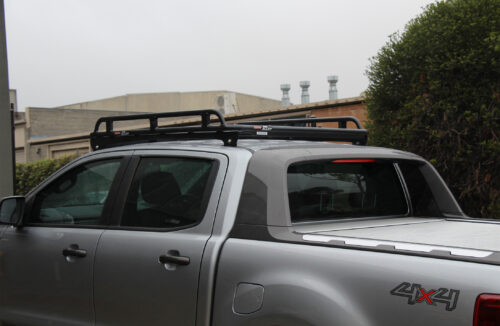 Ford Ranger Wildtrack PX1-3 2011 - 2022 Dual Cab Oval Steel Roof Rack - Image 6