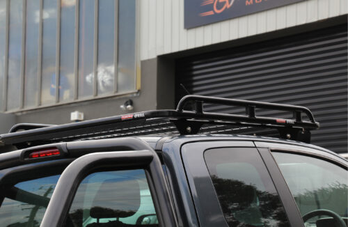 Ford Ranger PX1-3 2011 - 2022 Extra Cab Oval Steel Roof Rack - Image 5