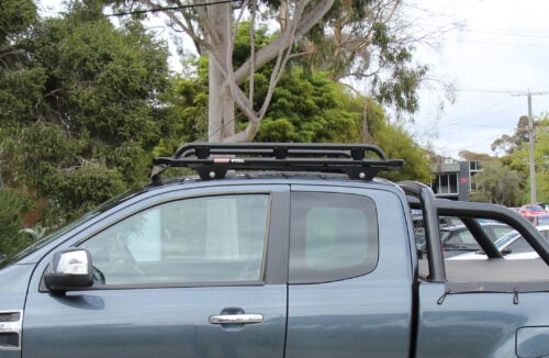 Ford Ranger PX1-3 2011 - 2022 Extra Cab Oval Steel Roof Rack - Image 4