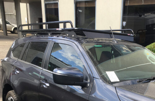 Isuzu Mu-x Gen 2 08/21 - Current Wagon Oval Steel Roof Rack - Image 2