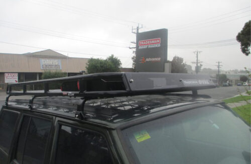 Jeep Cherokee XJ 1988 - 1996 Wagon Oval Steel Roof Rack - Image 2