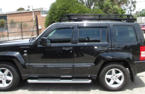 Jeep Cherokee KK 03/08 - 12/13 Wagon Oval Steel Roof Rack - Image 5