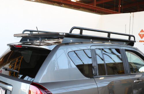 Jeep Compass MK 03/07 - 2010 Wagon Oval Steel Roof Rack - Image 4