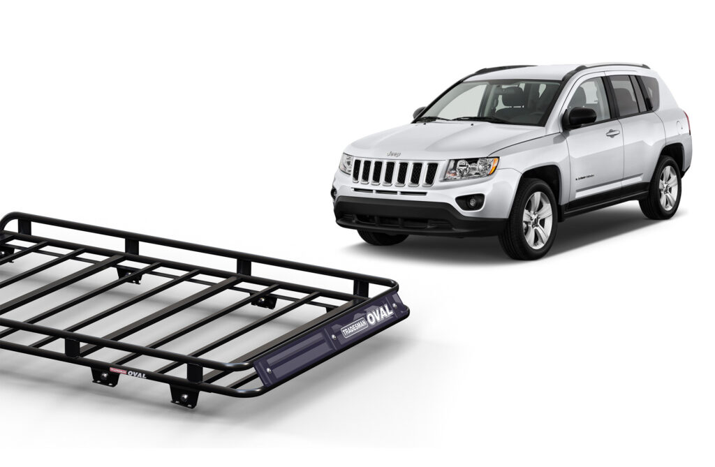 Jeep Compass MK 03/07 - 2010 Wagon Oval Steel Roof Rack - Roof Rack World