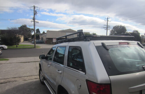Jeep Grand Cherokee WH/WK 2005 - 2010 Wagon Oval Steel Roof Rack - Image 6