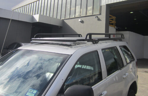 Jeep Grand Cherokee WH/WK 2005 - 2010 Wagon Oval Steel Roof Rack - Image 2