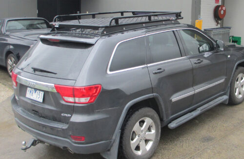 Jeep Grand Cherokee WK2 2011 - Current Wagon Oval Steel Roof Rack - Image 6