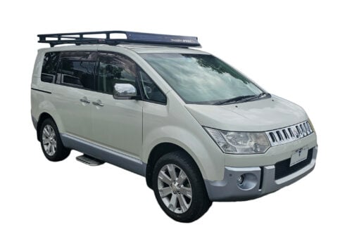 Mitsubishi Delica Gen 5 2007 - Current Van Oval Steel Roof Rack - Image 3