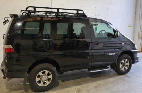 Mitsubishi Delica Gen4 01/94 - 12/07 MWB Oval Steel Roof Rack - Image 4