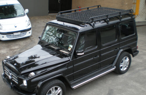 Mercedes Benz G Wagon N/A 1979 - Current Wagon Oval Steel Roof Rack - Image 5