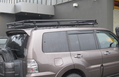 Mitsubishi Pajero NS-NT 2006 - Current LWB Oval Steel Roof Rack - Image 6