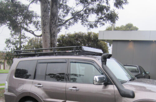 Mitsubishi Pajero NS-NT 2006 - Current LWB Oval Steel Roof Rack - Image 2