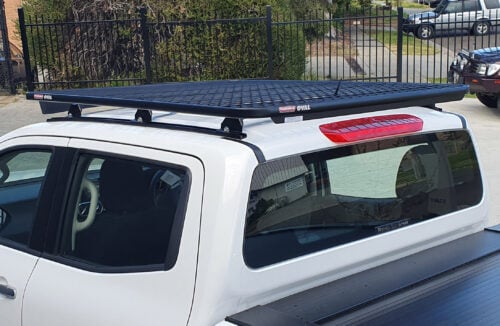 Mercedes Benz X Class W470 2017 - 2020 Dual Cab Oval Steel Roof Rack - Image 6