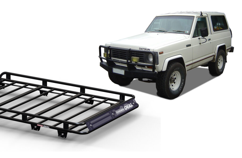 Nissan Patrol MQ 06/80 - 01/88 SWB Oval Steel Roof Rack - Roof Rack World