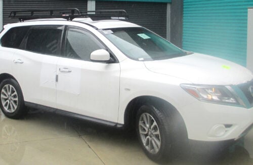 Nissan Pathfinder R52 2013 - 2022 Wagon Oval Steel Roof Rack - Image 5