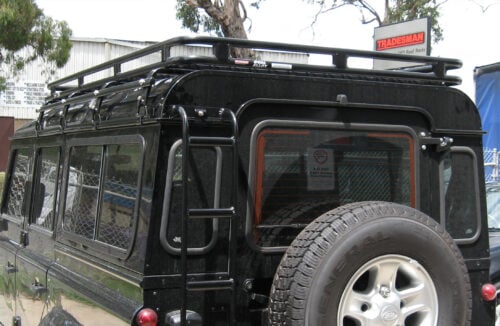 Land Rover Defender 110 Gen 1 11/84 - 2016 LWB Oval Steel Roof Rack - Image 6