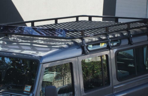 Land Rover Defender 110 Gen 1 11/84 - 2016 LWB Oval Steel Roof Rack - Image 5