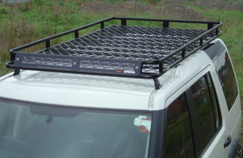 Land Rover Discovery 3 & 4 04/05 - 06/17 Wagon Oval Steel Roof Rack - Image 6