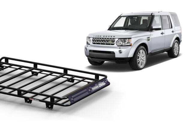 Land Rover Discovery 3 & 4 04/05 - 06/17 Wagon Oval Steel Roof Rack ...