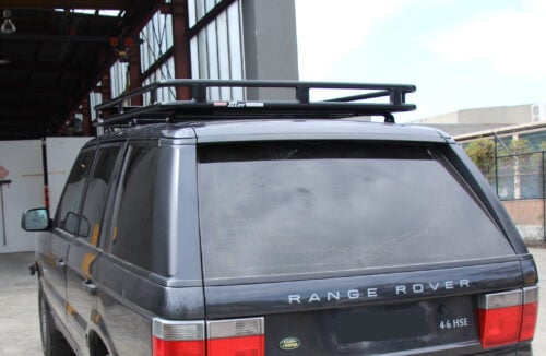 Land Rover Range Rover P38 1995 - 2002 Wagon Oval Steel Roof Rack - Image 6