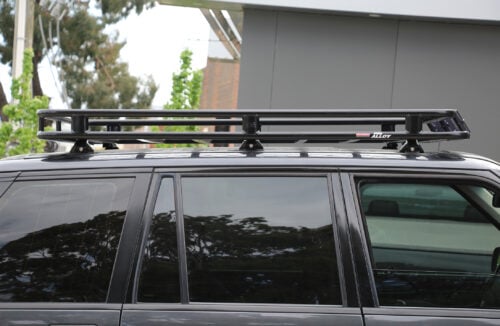 Land Rover Range Rover P38 1995 - 2002 Wagon Oval Steel Roof Rack - Image 5