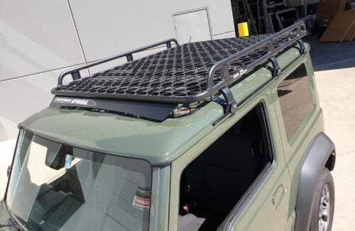 Suzuki Jimny JB74 2019 - Current Wagon 3 Door Oval Steel Roof Rack - Image 6