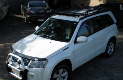 Suzuki Vitara VJ 09/05 - 2005 Wagon Oval Steel Roof Rack - Image 2