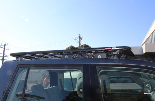 Toyota Landcruiser 200 200 2007 - 03/21 Dual Cab Oval Steel Roof Rack - Image 5