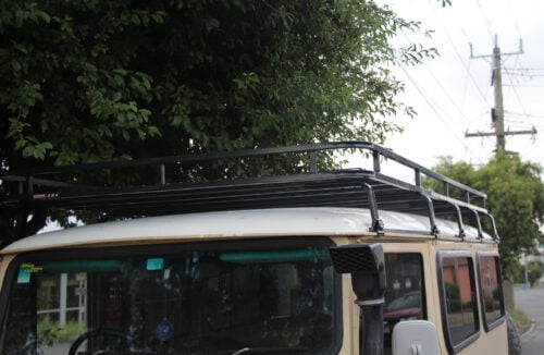 Toyota Landcruiser 40 47 1960 - 1984 Troopcarrier Oval Steel Roof Rack - Image 2