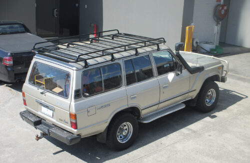 Toyota Landcruiser 60 60 1983 - 1990 Wagon Oval Steel Roof Rack - Image 6