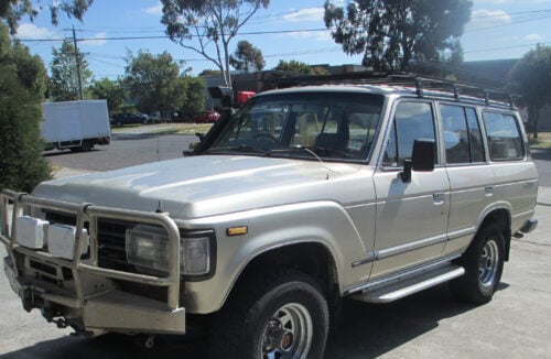 Toyota Landcruiser 60 60 1983 - 1990 Wagon Oval Steel Roof Rack - Image 2