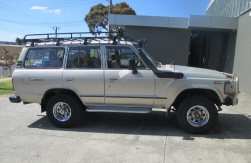 Toyota Landcruiser 60 60 1983 - 1990 Wagon Oval Steel Roof Rack - Image 5