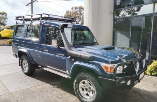 Toyota Landcruiser 78 70-78 1985 - Current Troopcarrier Oval Steel Roof Rack - Image 2