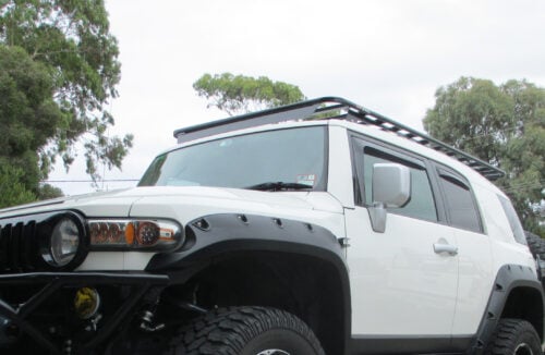 Toyota FJ Cruiser  2011 - 2017 Wagon Oval Steel Roof Rack - Image 6