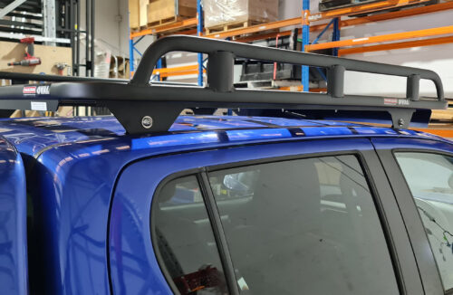 Toyota Hilux AN120 10/15 - Current Dual Cab Oval Steel Roof Rack - Image 6