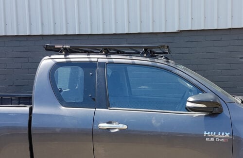 Toyota Hilux AN120 10/15 - Current Extra Cab Oval Steel Roof Rack - Image 5