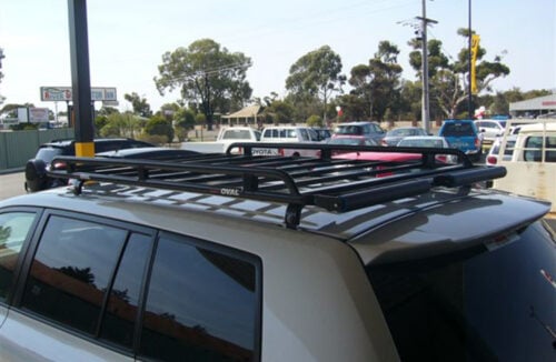 Toyota Kluger XU40 08/07 - 02/14 Wagon Oval Steel Roof Rack - Image 6