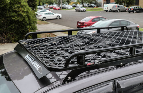 Toyota Kluger XU50 03/14 - 05/21 Wagon Oval Steel Roof Rack - Image 6