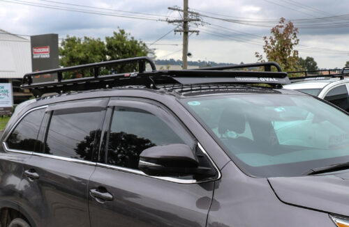 Toyota Kluger XU50 03/14 - 05/21 Wagon Oval Steel Roof Rack - Image 2