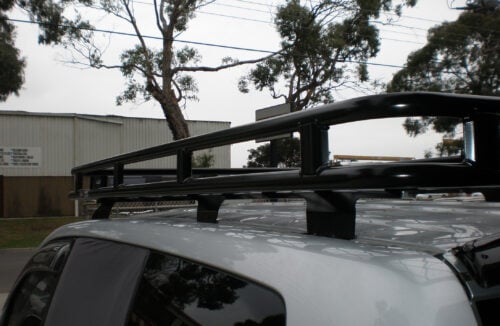 Toyota Prado 120 03/03 - 11/09 LWB Oval Steel Roof Rack - Image 6
